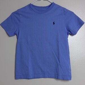 Ralph Lauren Short-Sleeve Crew Tee in Periwinkle Blue